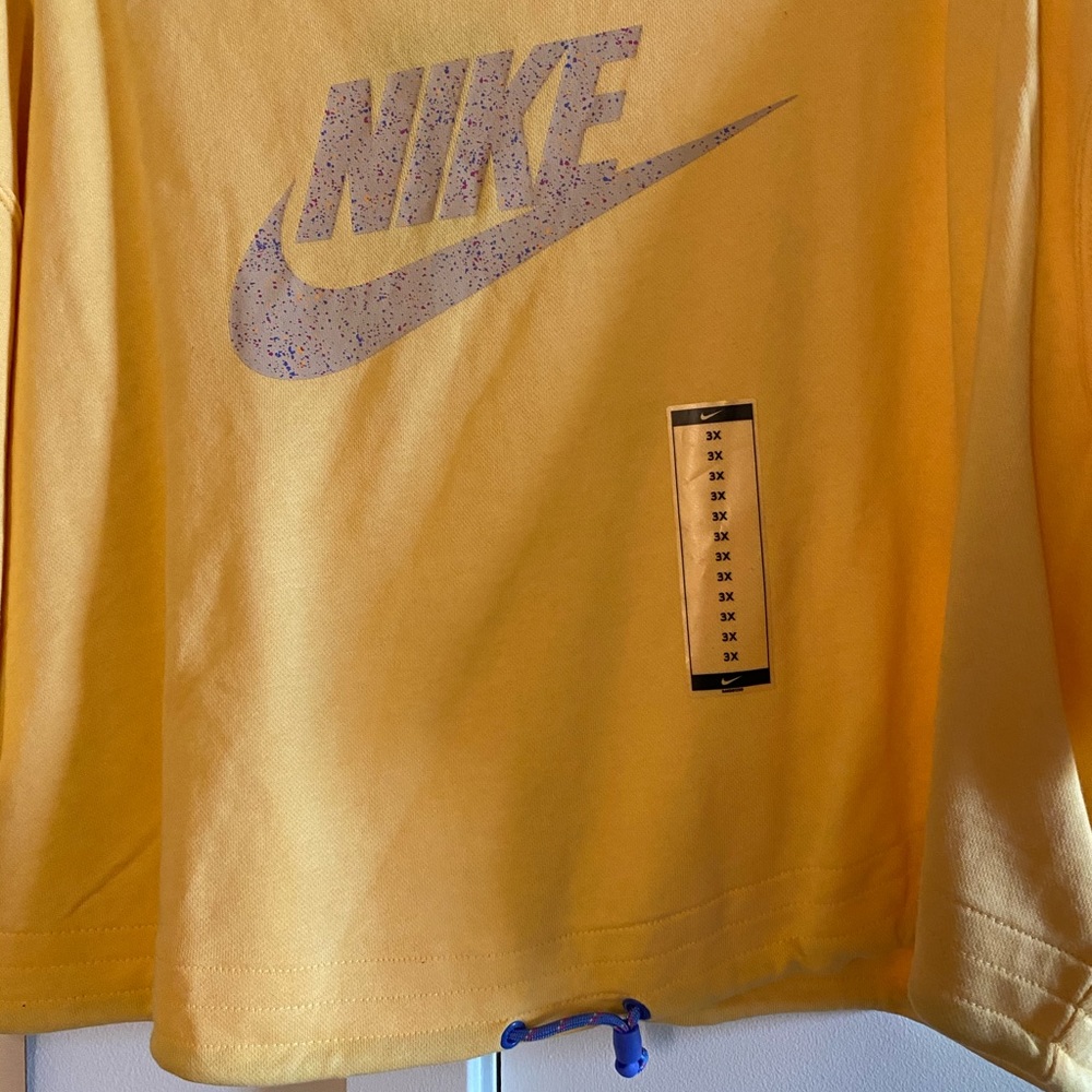 NWT Nike Cropped Icon Clash Sweatshirt Top | 3XL - Picture 3 of 6